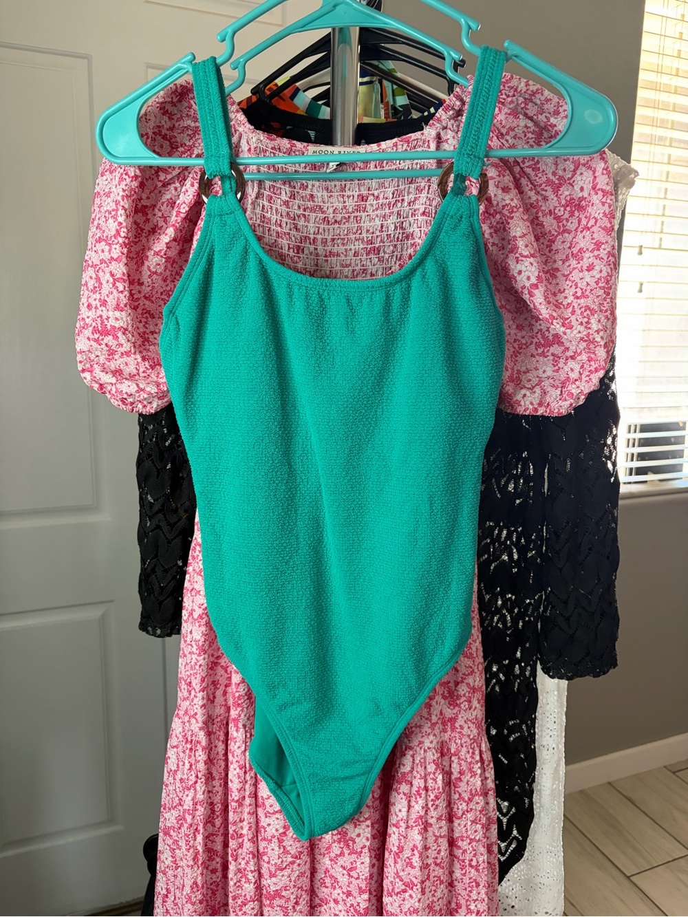 Shade & Shore Teal One-Piece Swimsuit